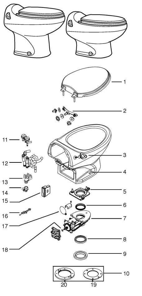 Exploring the Aqua Magic Thetford RB Toilet Parts Diagram: The Basics